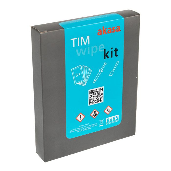 Akasa TIM Wipe Kit cleaning wipes + thermal paste AK-TCW-03