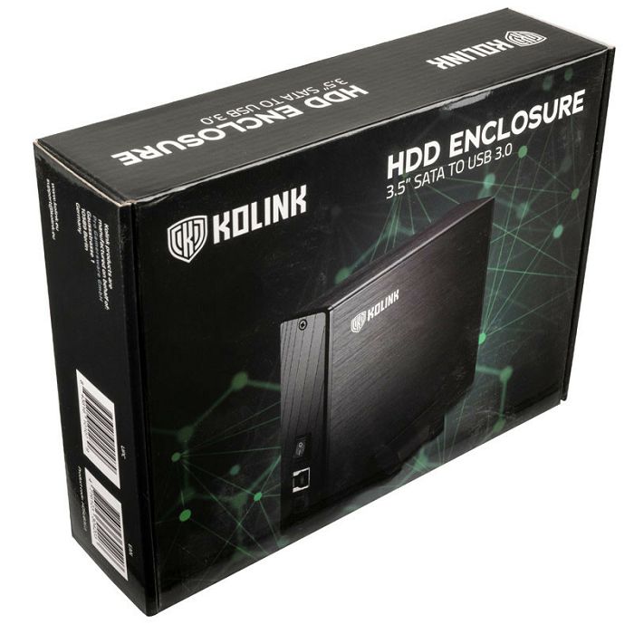Kolink 3,5 Zoll USB 3.0 externes Gehäuse - black HDSU3U3