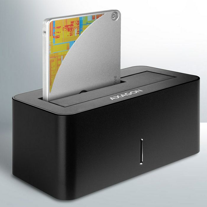 AXAGON ADSA-SN Dockingstation, USB 3.0, 1x 2,5"/3,5" SSD/HDD, SATA 6 - black ADSA-SN