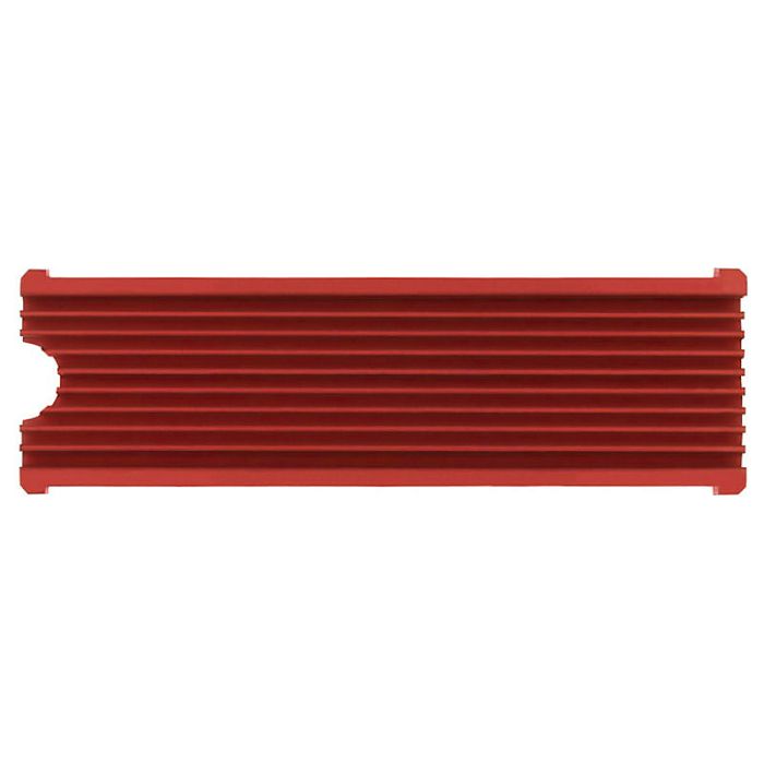 AXAGON CLR-M2 passiver M.2-SSD-Kühlkörper - 2280, Aluminium, rot CLR-M2