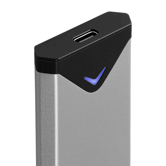 AXAGON EEM2-UG2 externes M.2-Gehäuse, USB-C 3.1, M.2 NVMe SSD EEM2-UG2