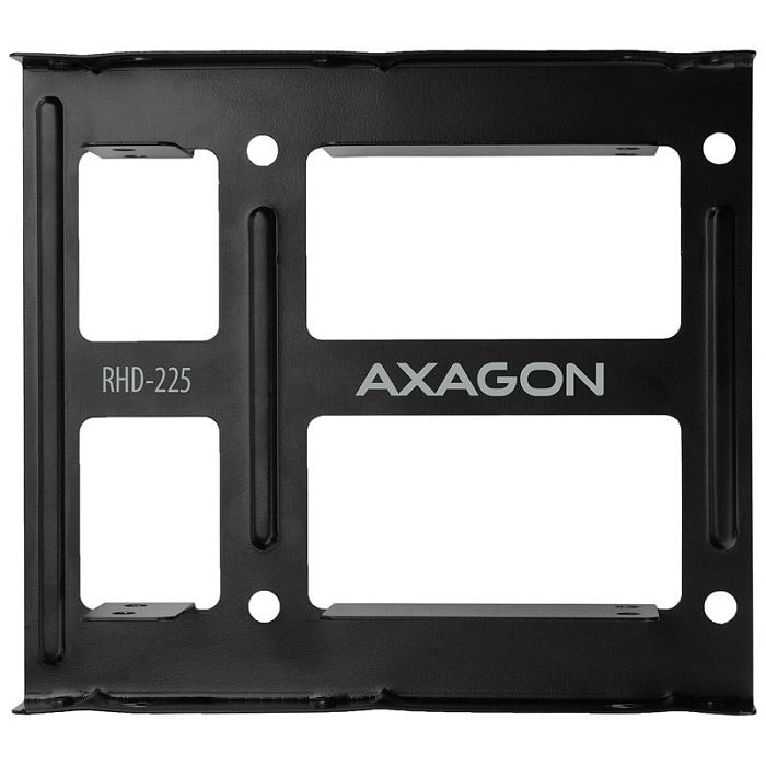 AXAGON RHD-225 Halterahmen für 2x 2,5" im 3,5" Slot - black RHD-225