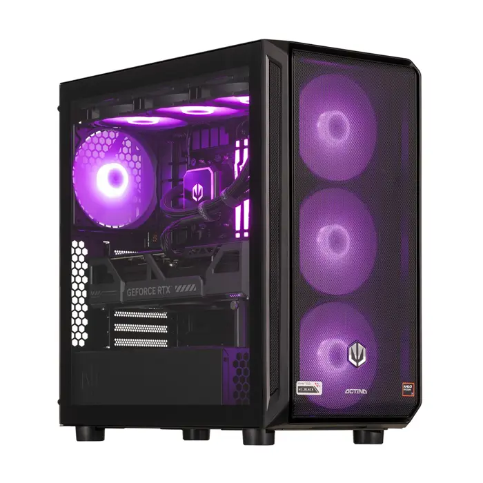 Actina 5901443411901 PC AMD Ryzen™ 9 9900X 32 GB DDR5-SDRAM 2 TB SSD NVIDIA GeForce RTX 5080 Midi Tower Black