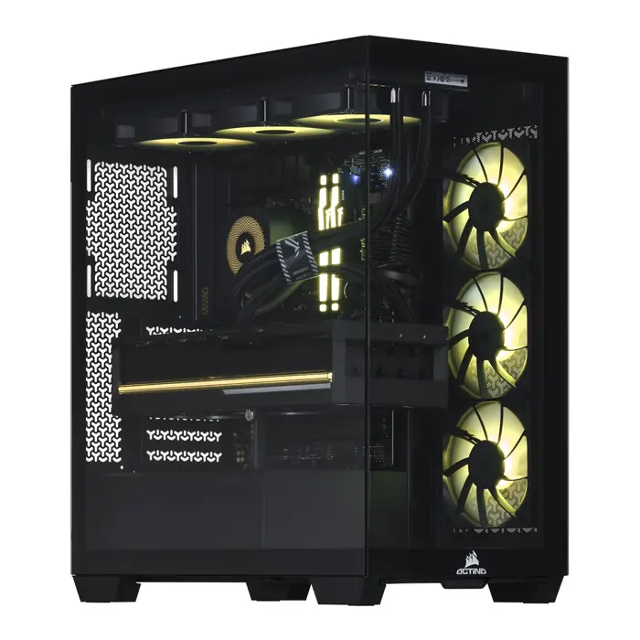 Actina 5901443413868 PC AMD Ryzen™ 7 7800X3D 32 GB DDR5-SDRAM 2 TB SSD NVIDIA GeForce RTX 5070 Ti Windows 11 Home Midi Tower Black