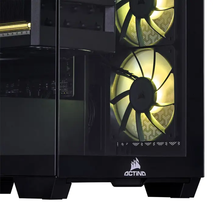 Actina 5901443415947 PC AMD Ryzen™ 7 7800X3D 32 GB DDR5-SDRAM 2 TB SSD AMD Radeon RX 9070 XT Midi Tower Black