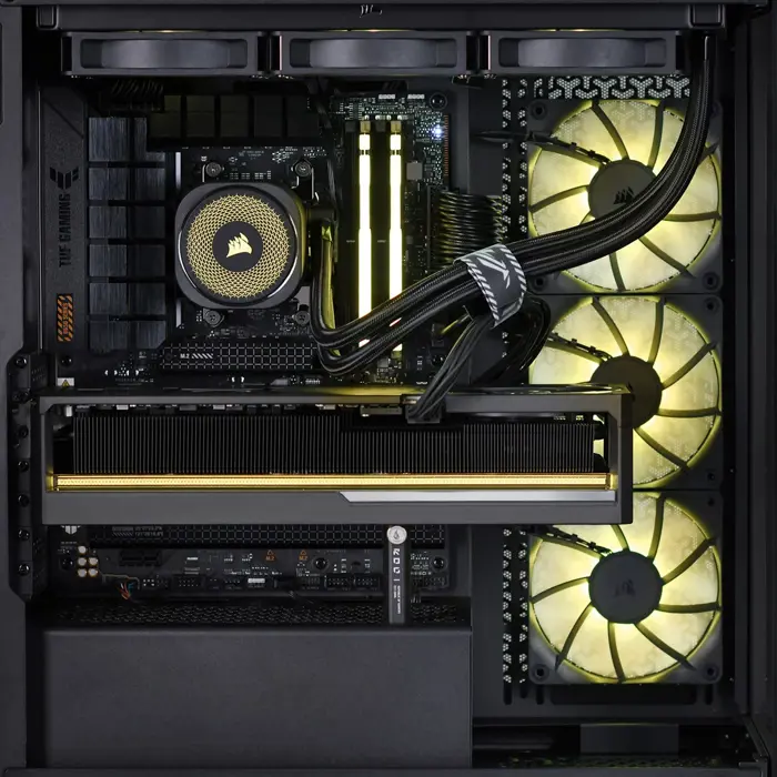 Actina 5901443415947 PC AMD Ryzen™ 7 7800X3D 32 GB DDR5-SDRAM 2 TB SSD AMD Radeon RX 9070 XT Midi Tower Black