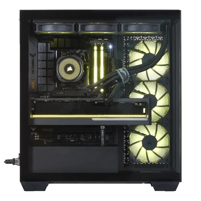 Actina 5901443415947 PC AMD Ryzen™ 7 7800X3D 32 GB DDR5-SDRAM 2 TB SSD AMD Radeon RX 9070 XT Midi Tower Black