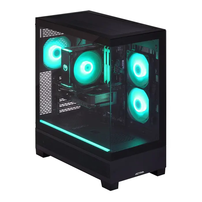Actina 5901443416470 PC AMD Ryzen™ 5 7600X 32 GB DDR5-SDRAM 1 TB SSD NVIDIA GeForce RTX 5070 Ti Midi Tower Black
