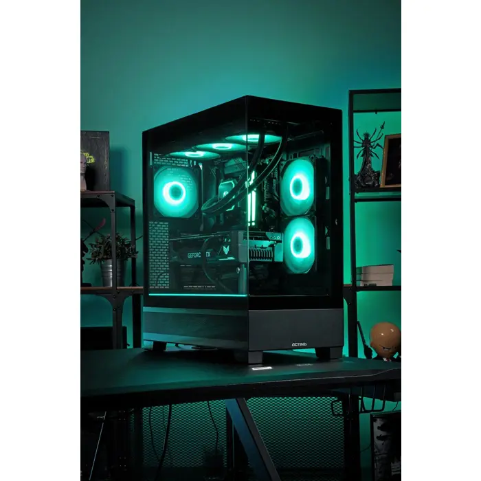 Actina 5901443416579 PC AMD Ryzen™ 9 9900X 32 GB DDR5-SDRAM 2 TB SSD NVIDIA GeForce RTX 5080 Midi Tower Black