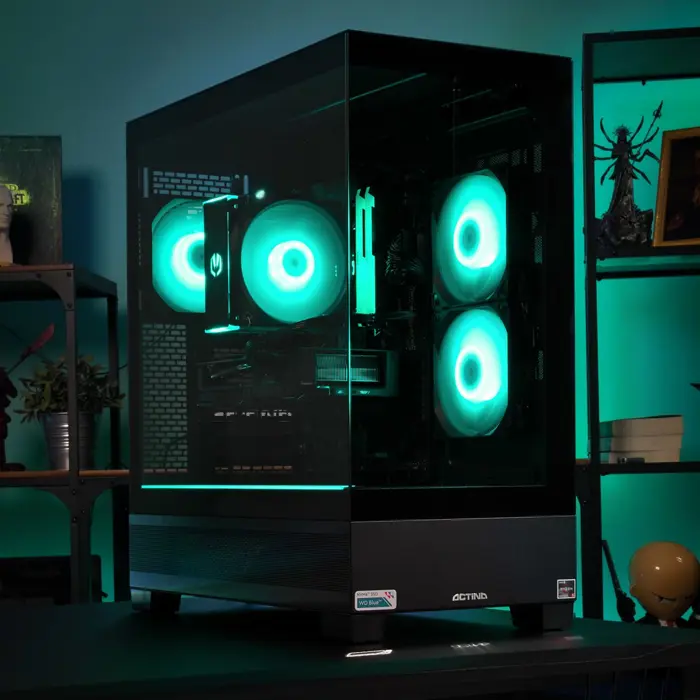 Actina 5901443421085 PC AMD Ryzen™ 5 5600X 32 GB DDR4-SDRAM 1 TB SSD NVIDIA GeForce RTX 5060 Midi Tower Black