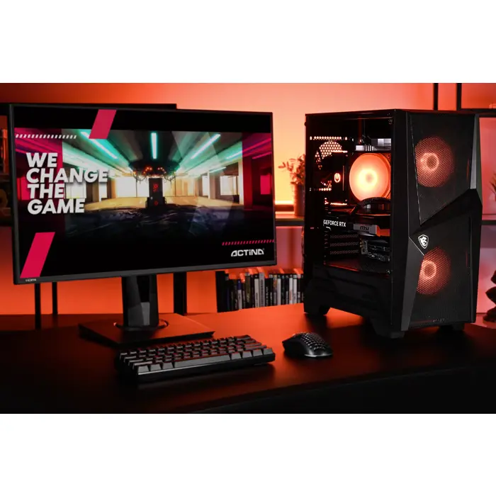 Actina 5901443421580 PC AMD Ryzen™ 9 7900 32 GB DDR5-SDRAM 1 TB SSD NVIDIA GeForce RTX 5070 Midi Tower Black