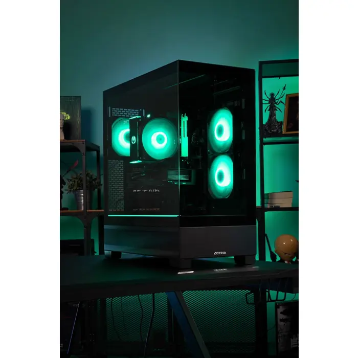 Actina 5901443443384 PC AMD Ryzen™ 5 8400F 16 GB DDR5-SDRAM 1 TB SSD AMD Radeon RX 7600 Windows 11 Home Midi Tower Black