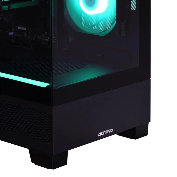 Actina 5901443443483 PC AMD Ryzen™ 5 8400F 16 GB DDR5-SDRAM 1 TB SSD AMD Radeon RX 580 Windows 11 Home Midi Tower Black
