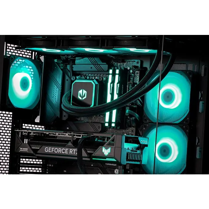 Actina 5901443443643 PC AMD Ryzen™ 9 9950X3D2 32 GB DDR5-SDRAM 2 TB SSD NVIDIA GeForce RTX 5080 Windows 11 Pro Midi Tower Black