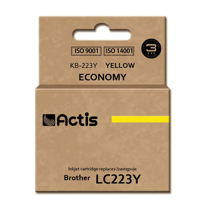 Actis KB-223Y ink (replacement for Brother LC223Y; Standard; 10 ml; yellow)