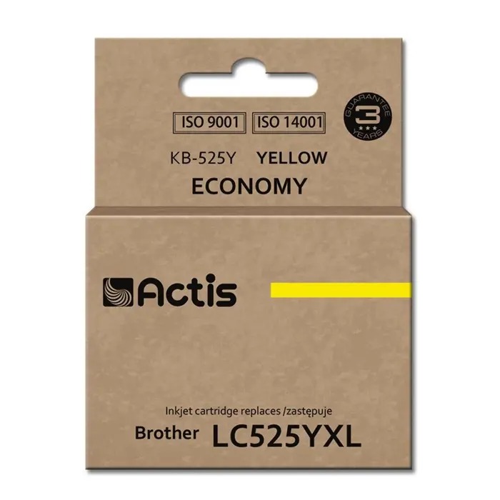 Actis KB-525Y ink (replacement for Brother LC-525Y; Standard; 15 ml; yellow)