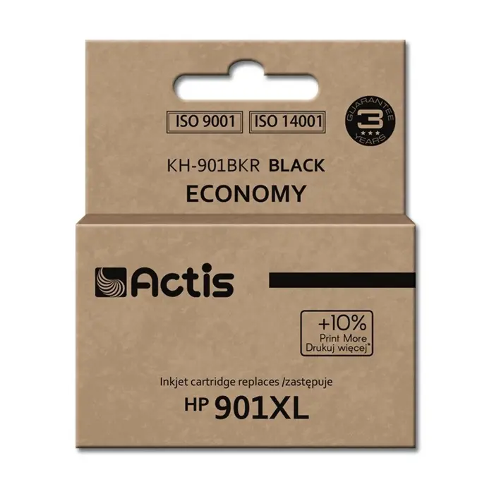 Actis KH-901BKR ink (replacement for HP 901XL CC656AE; Standard; 20 ml; black)