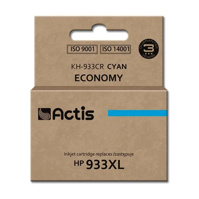 Actis KH-933CR ink (replacement for HP 933XL CN054AE; Standard; 13 ml; cyan)