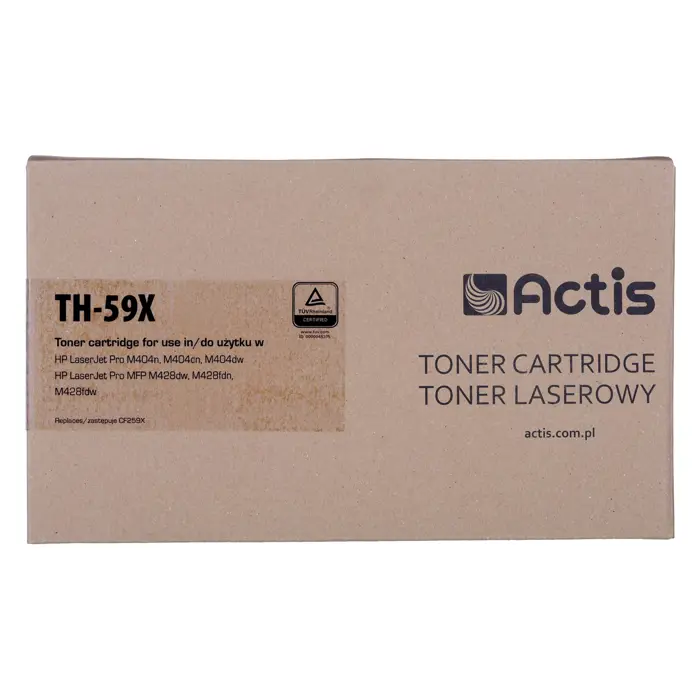 Actis TH-59X Toner (replacement for HP CF259X; Supreme; 10000 pages; black). With a chip. We recommend disabling the printer software update, the new update may cause problems with the toner not worki