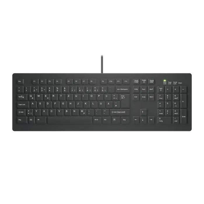 Active Key AK-C8100 keyboard Medical USB QWERTZ German Black