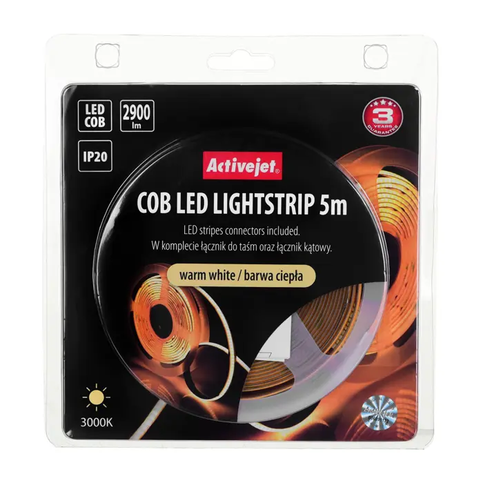 Activejet AJE-COB 5m ciep strip light Universal strip light Indoor