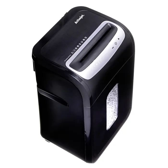 Activejet ASH-2502C Shredder for documents, black color.