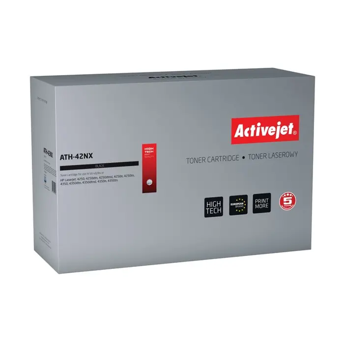 Activejet ATH-42NX Toner (replacement for HP 42X Q5942X; Supreme; 20000 pages; black)