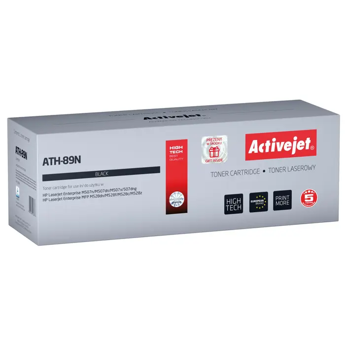 Activejet ATH-89N toner (replacement for HP CF289A; Supreme; 5000 pages; black) - with chip