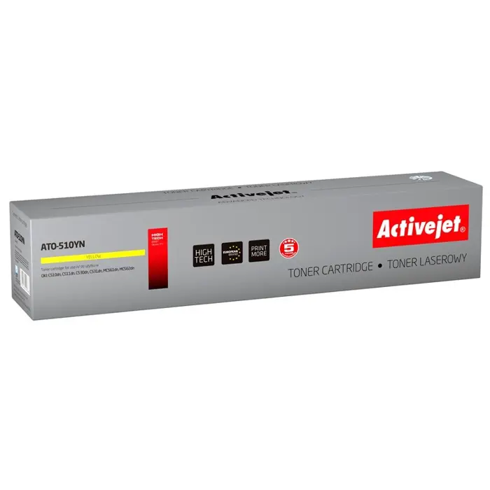 Activejet ATO-510YN toner (replacement for OKI 44469723; Supreme; 5000 pages; yellow)