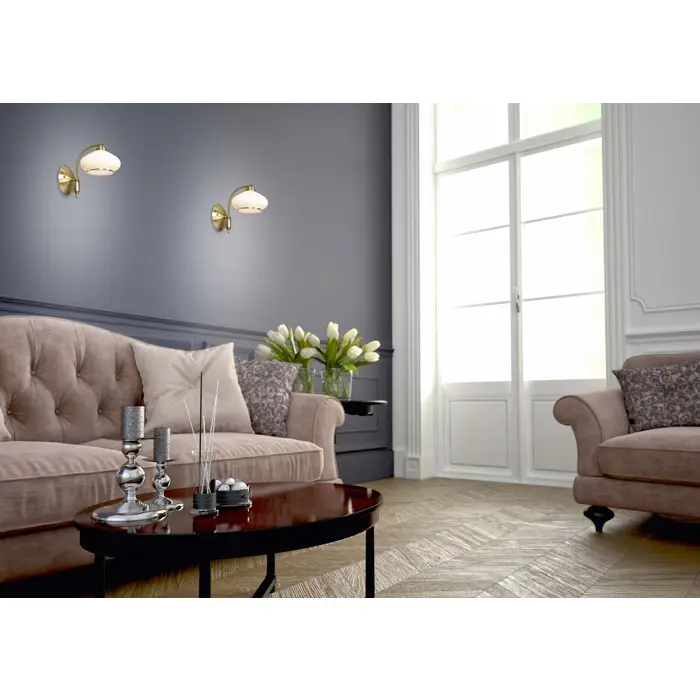Activejet Classic ceiling chandelier pendant lamp NIKITA Patina 5xE27 for living room