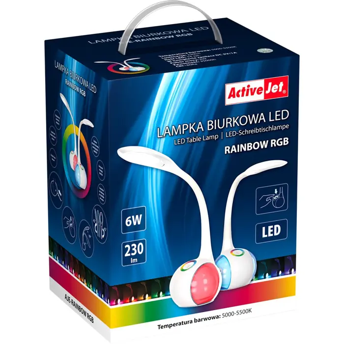Activejet LED desk lamp AJE-RAINBOW RGB 2