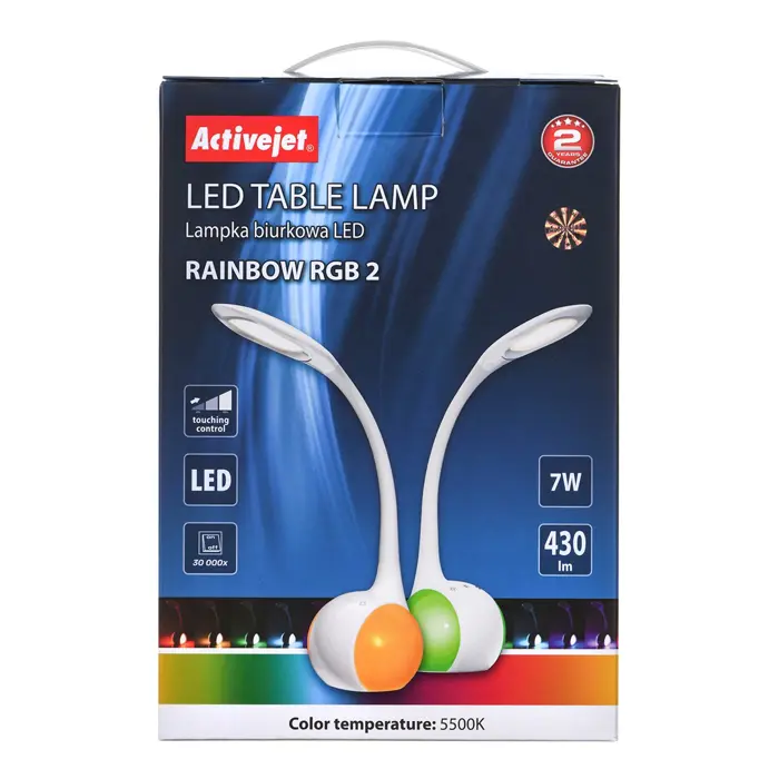Activejet LED desk lamp AJE-RAINBOW RGB 2