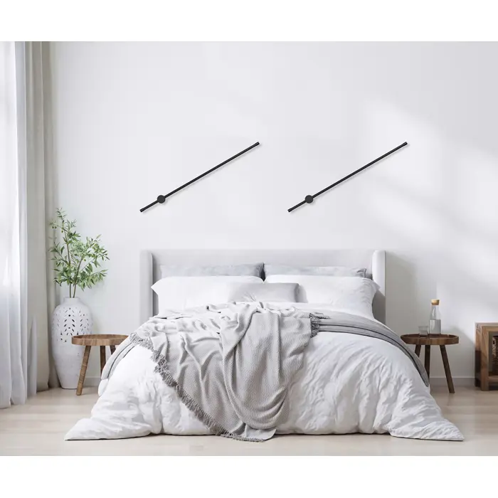 Activejet LED wall lamp AJE-HILTON Black NW