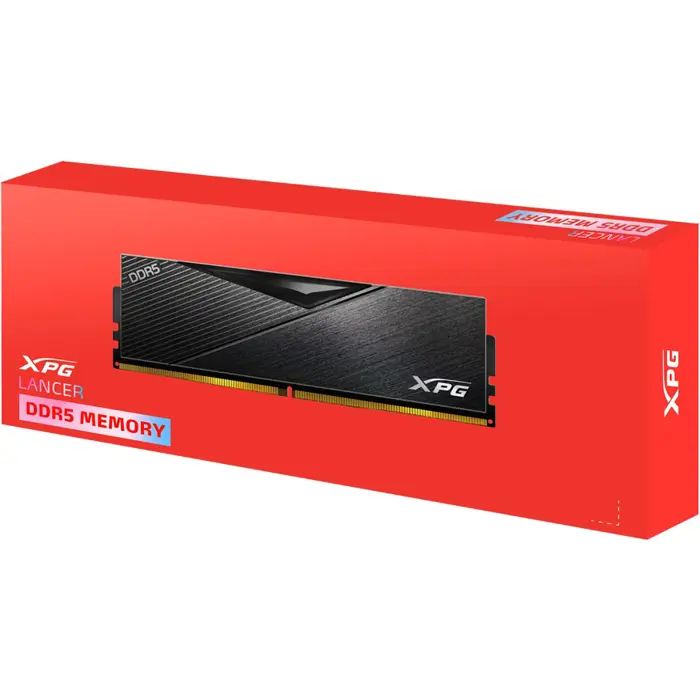 ADATA DDR5 16GB - 6000 - CL - 30 - Single-Kit - DIMM - AX5U6000C3016G-CLABK, Lancer, XMP, black