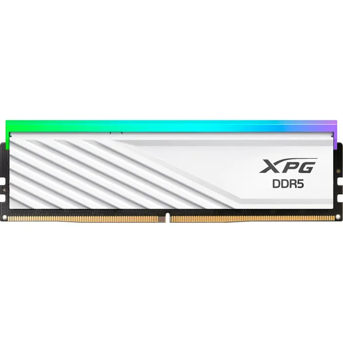 ADATA DDR5 - 16GB - 6400 - CL - 32 - Single (white, AX5U6400C3216G-SLABRWH, XPG Lancer Blade RGB, INTEL XMP, AMD EXPO)