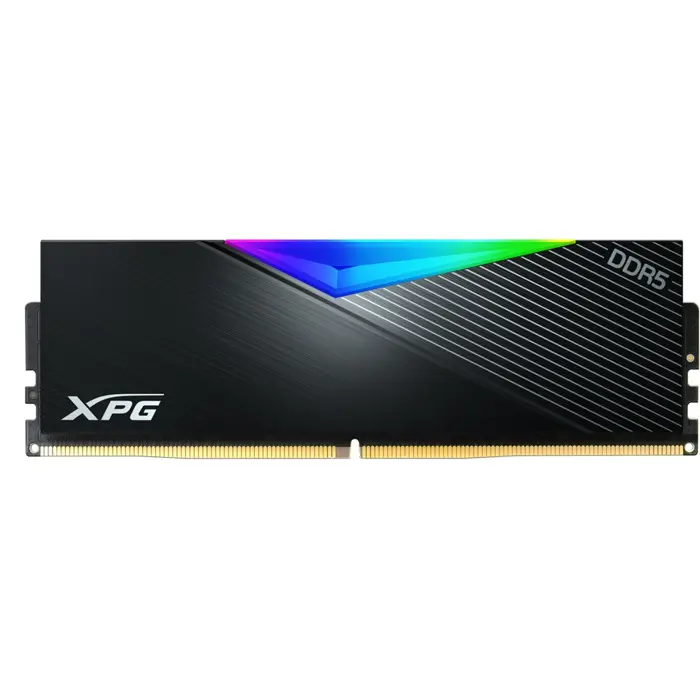 ADATA DDR5 32GB - 6400 - CL - 32 - Dual-Kit - AX5U6400C3216G-DCLARBK, Lancer RGB, XMP, black