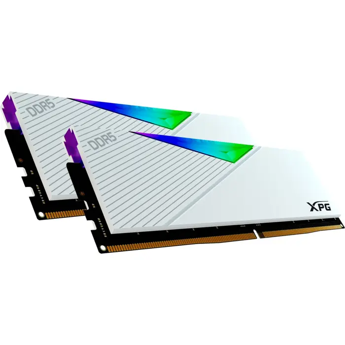 ADATA DDR5 64GB - 6000 - CL - 30 - Dual-Kit - , AX5U6000C3032G-DCLARWH, Lancer RGB, XMP, white