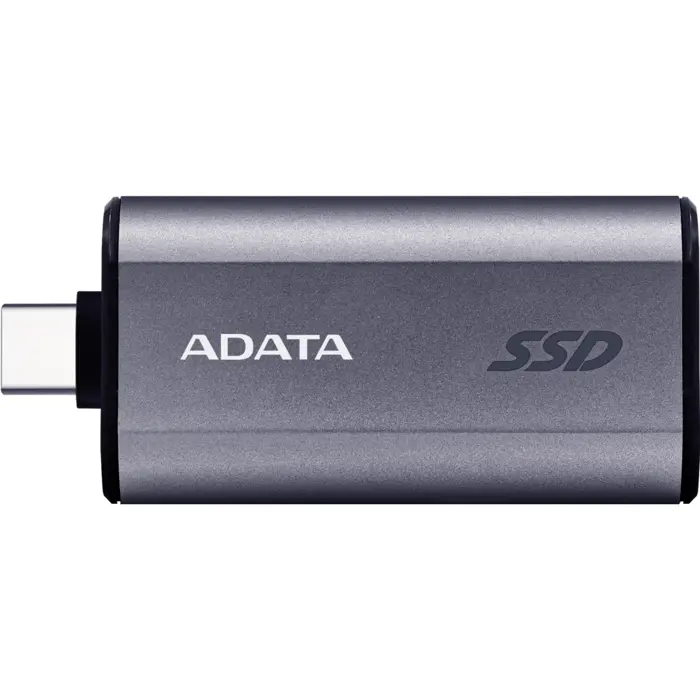 ADATA External SSD SC750 500 GB, External SSD black/titanium, USB-C 3.2 Gen 2 (10 Gbit/s)