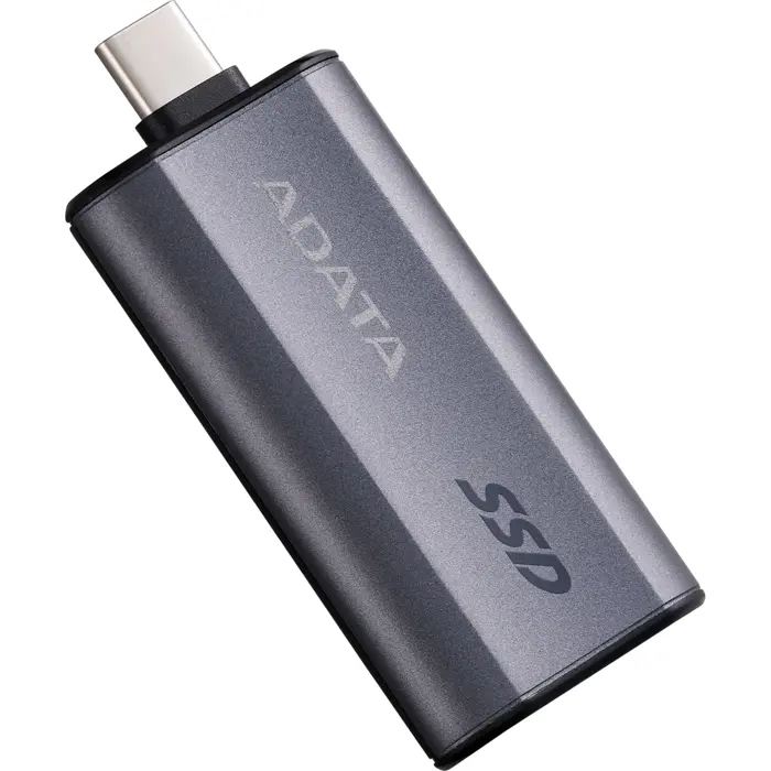 ADATA External SSD SC750 500 GB, External SSD black/titanium, USB-C 3.2 Gen 2 (10 Gbit/s)