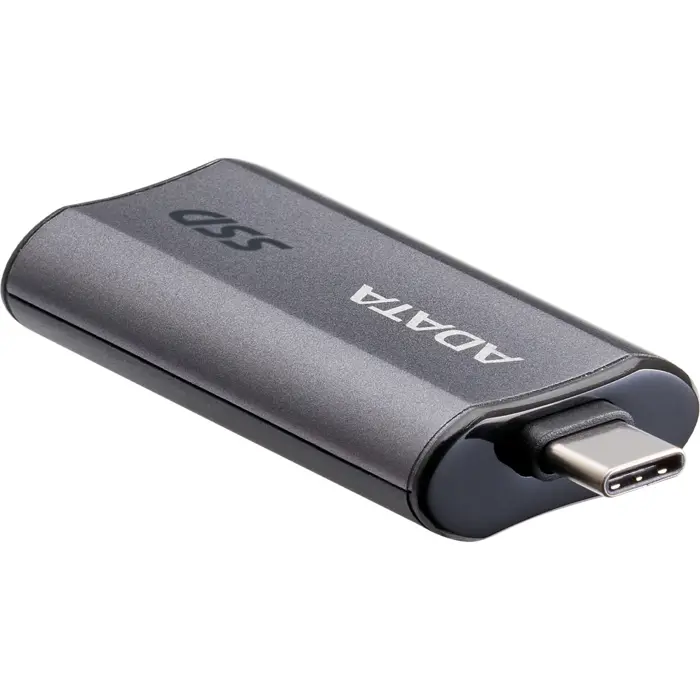 ADATA External SSD SC750 500 GB, External SSD black/titanium, USB-C 3.2 Gen 2 (10 Gbit/s)