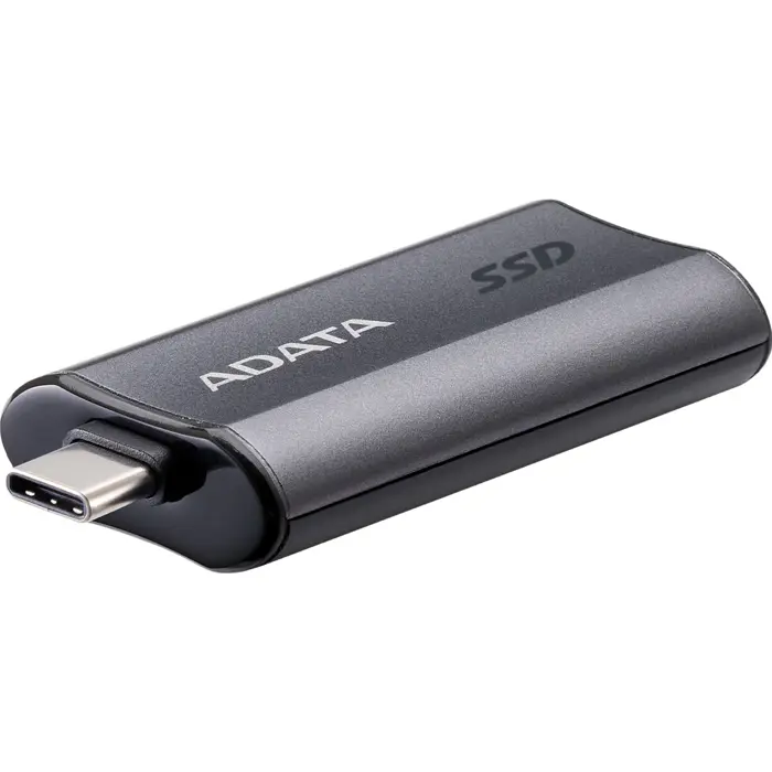 ADATA External SSD SC750 500 GB, External SSD black/titanium, USB-C 3.2 Gen 2 (10 Gbit/s)