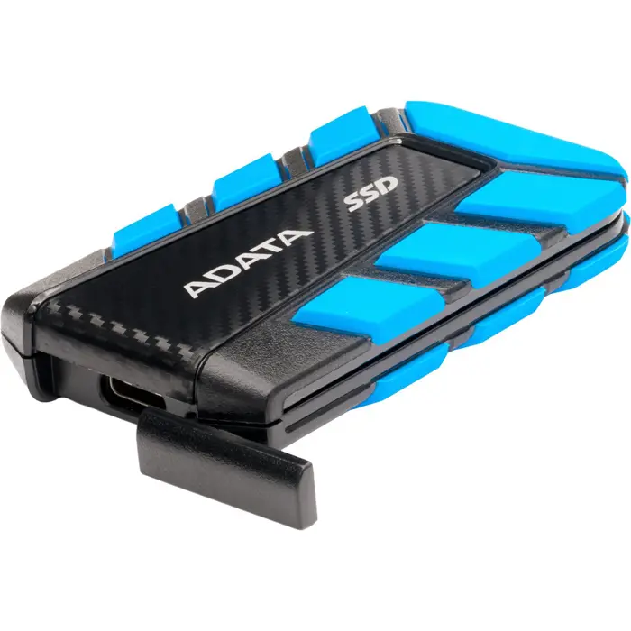 ADATA External SSD SD820 1 TB, External SSD (black/blue, USB-C 3.2 Gen 2 (10 Gbit/s))