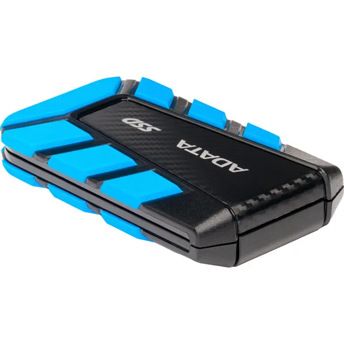 ADATA External SSD SD820 1 TB, External SSD (black/blue, USB-C 3.2 Gen 2 (10 Gbit/s))