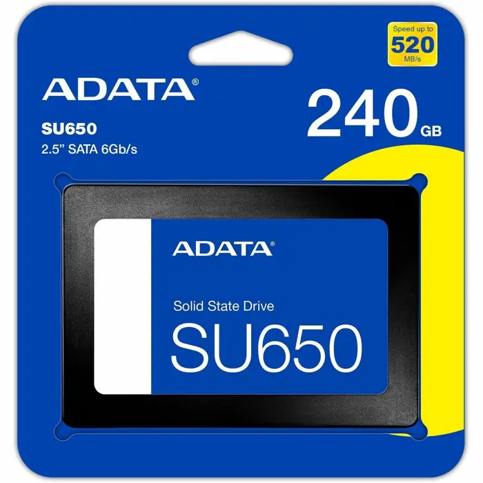 ADATA SSD SU650, R520/W450, 240GB, 7mm, 2.5"