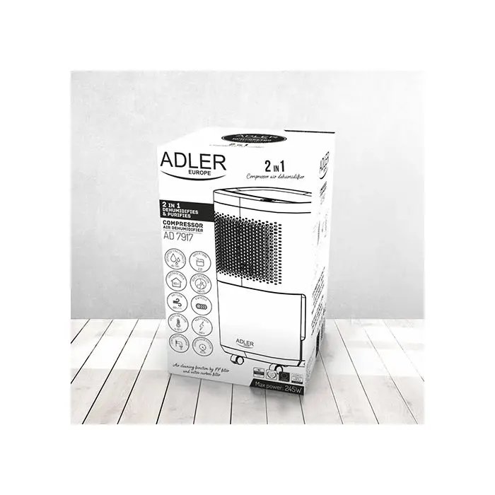Adler dehumidifier with 2.2L AD7917 compressor