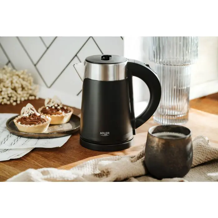 Adler Electric water heater 0.6 L black color AD1372