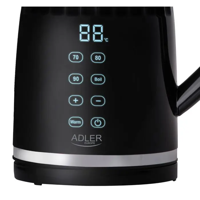 Adler Electric water heater with LED display and temperature control, 1.7L AD1350