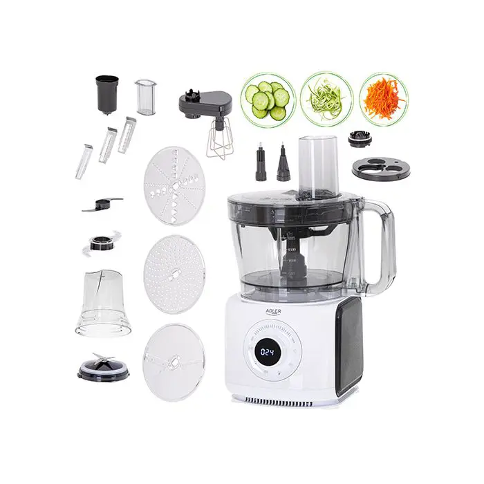 Adler LCD food processor 12 in 1 multi-purpose AD4224