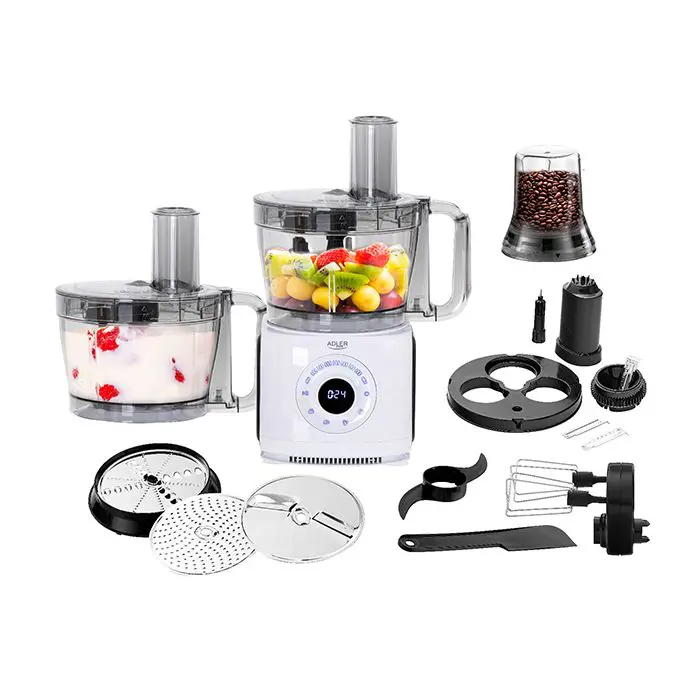 Adler LCD food processor 12 in 1 multi-purpose AD4224