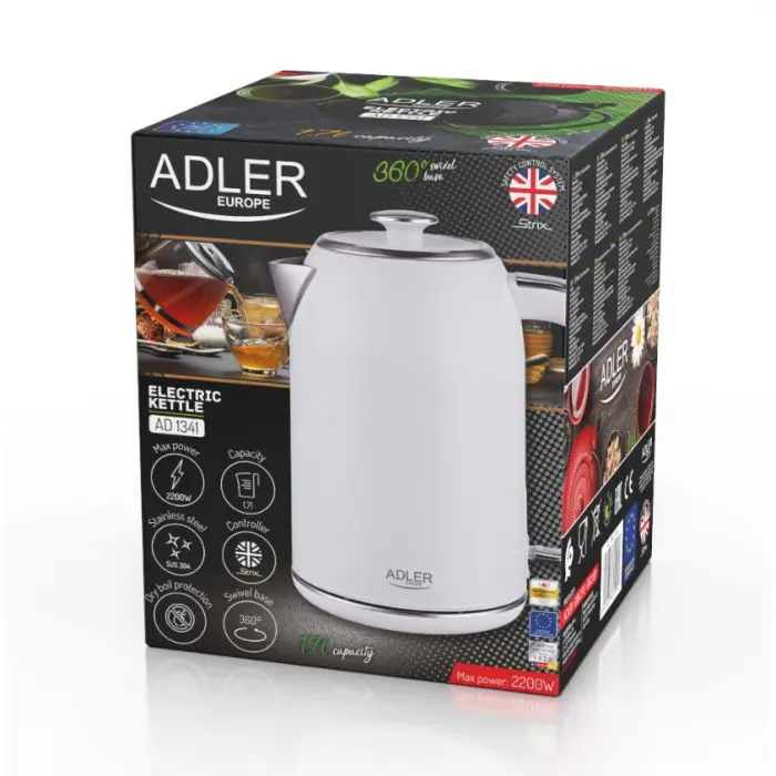 Adler Metal water heater 1.7 L STRIX AD1341
